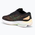 Moteriški bėgimo batai Mizuno Wave Ultima 15 black/mizuno neo lime/apricot ice 3