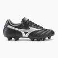 Vaikiški futbolo bateliai Mizuno Morelia II Club FG black/galaxy silver/dark shadow 2