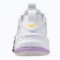 Mizuno Wav Stealth Neo 2 rankinio bateliai white / navy peony / peach parfait 10