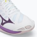 Moteriški tinklinio batai Mizuno Wave Voltage 2 white/patrician purple/quince 7