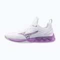 Moteriški tinklinio batai Mizuno Wave Luminous 3 white/patrician purple/quince 8