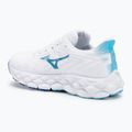 Moteriški bėgimo batai Mizuno Wave Sky 8 white/laser blue/mugen blue 3