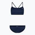 Moteriškas dviejų dalių maudymosi kostiumėlis Nike Essential Sports Bikini navy blue NESSA211-440