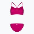 Moteriškas dviejų dalių maudymosi kostiumėlis Nike Essential Sports Bikini pink NESSA211 2