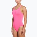 Moteriškas vientisas plaukimo kostiumas Nike Hydrastrong Solid Fastback hyper pink