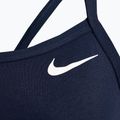 Moteriškas vientisas maudymosi kostiumėlis Nike Multiple Print Racerback Splice One, tamsiai mėlynas NESSC051-440 3