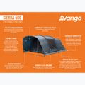 Penkiavietė stovyklavimo palapinė Vango Sierra 500 deep blue 13