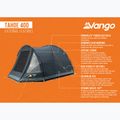 "Vango Tahoe 400" tamsiai mėlyna 4 asmenų kempingo palapinė 13