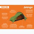 Dvivietė žygio palapinė Vango Nevis 200 pamir green 13