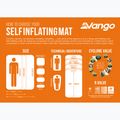 Savaime prisipučiantis kilimėlis Vango Trek Pro 3 Standard harissa 8