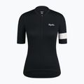 Moteriški dviračių marškinėliai Rapha Core Lightweight Jersey black/white 5