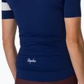 Moteriški dviračių marškinėliai Rapha Core Lightweight Jersey navy/white 4