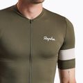 Vyriški dviračių marškinėliai Rapha Core Lightweight Jersey dark green/white 3