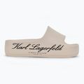 Moteriškos šlepetės KARL LAGERFELD Kobo II Hotel Logo off white eco eva