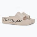 Moteriškos šlepetės KARL LAGERFELD Kobo II Hotel Logo off white eco eva 2
