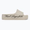 Moteriškos šlepetės KARL LAGERFELD Kobo II Hotel Logo off white eco eva 2