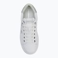 KARL LAGERFELD moteriški batai Anakapri Signia white leather w/silver 5