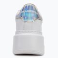 KARL LAGERFELD moteriški batai Anakapri Signia white leather w/silver 6