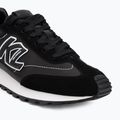 KARL LAGERFELD moteriški batai Kairo Kl Sidetrim black leather/textille 7