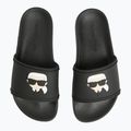 Moteriškos šlepetės KARL LAGERFELD Kondo 2.0 NFT black rubber 4