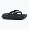 Moteriškos šlepetės per pirštą KARL LAGERFELD Skoona II Hotel Thong black rubber