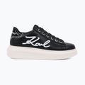 Moteriški batai KARL LAGERFELD Kapri Cornelly Signia Stitch black leather