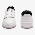 Vyriški batai Lacoste Lineshot Contrasted Collar Leather white/black 11