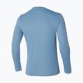 Vyriški bėgimo marškinėliai ilgomis rankovėmis Mizuno Dryaeroflow Half Zip parisian blue 2