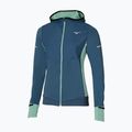 Moteriška bėgimo striukė Mizuno Warmalite Hybrid Full Zip blue wing teal