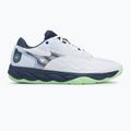 Vyriški teniso batai Mizuno Wave Enforce Court AC white/ vintage indigo/ neo mint 2