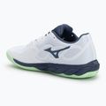 Vyriški teniso batai Mizuno Wave Enforce Court AC white/ vintage indigo/ neo mint 3
