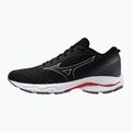 Vyriški bėgimo batai Mizuno Wave Prodigy 6 black/galaxy silver/high risk red 8