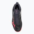 Tiklinio batai Mizuno Wave Dimension black/neon flame/peacock blue 5