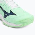 Mizuno Wave Momentum 3 tinklinio bateliai neo mint/black/frontier blue 7