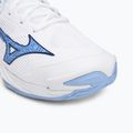 Mizuno Wave Momentum 3 tinklinio bateliai balti/bellwether blue/bel air blue 7