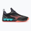 Tiklinio batai Mizuno Wave Luminous 3 black/neon flame/peacock blue 2