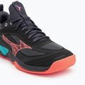 Tiklinio batai Mizuno Wave Luminous 3 black/neon flame/peacock blue 7
