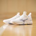 Tinklinio batai Mizuno Wave Luminous 3 balti/bellwether mėlyni/belair mėlyni 14