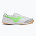 Vyriški futbolo batai Mizuno Morelia Sala Pro IN white/neon green/galaxy silver 2