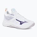 Tinklinio bateliai Mizuno Wave Dimension white/violet indigo/camellia rose
