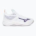 Tinklinio bateliai Mizuno Wave Dimension white/violet indigo/camellia rose 2