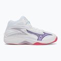 Moteriški tinklinio batai Mizuno Thunder Blade Z Mid white/violet indigo/camelliaros 2