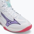 Moteriški tinklinio batai Mizuno Thunder Blade Z Mid white/violet indigo/camelliaros 7