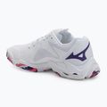 Moteriški tinklinio batai Mizuno Wave Lightning Z8 balti/violetiniai indigo/camelliaros 3