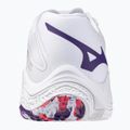 Moteriški tinklinio batai Mizuno Wave Lightning Z8 balti/violetiniai indigo/camelliaros 10