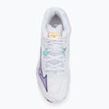 Moteriški tinklinio batai Mizuno Wave Lightning Z8 Mid balti/violetiniai indigo/camelliaros 5