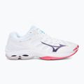 Tinklinio bateliai Mizuno Wave Voltage 2 white/violet indigo/camellia rose 2