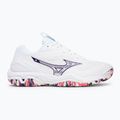 Batai Mizuno Wave Stealth 6 white/violet indigo/camellia rose 2