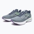 Moteriški bėgimo bateliai Mizuno Wave Inspire 21 tradewinds/balta/neo mėtų 8