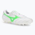Vyriški futbolo bateliai Mizuno Morelia II Japan Md white/neon green/galaxy silver